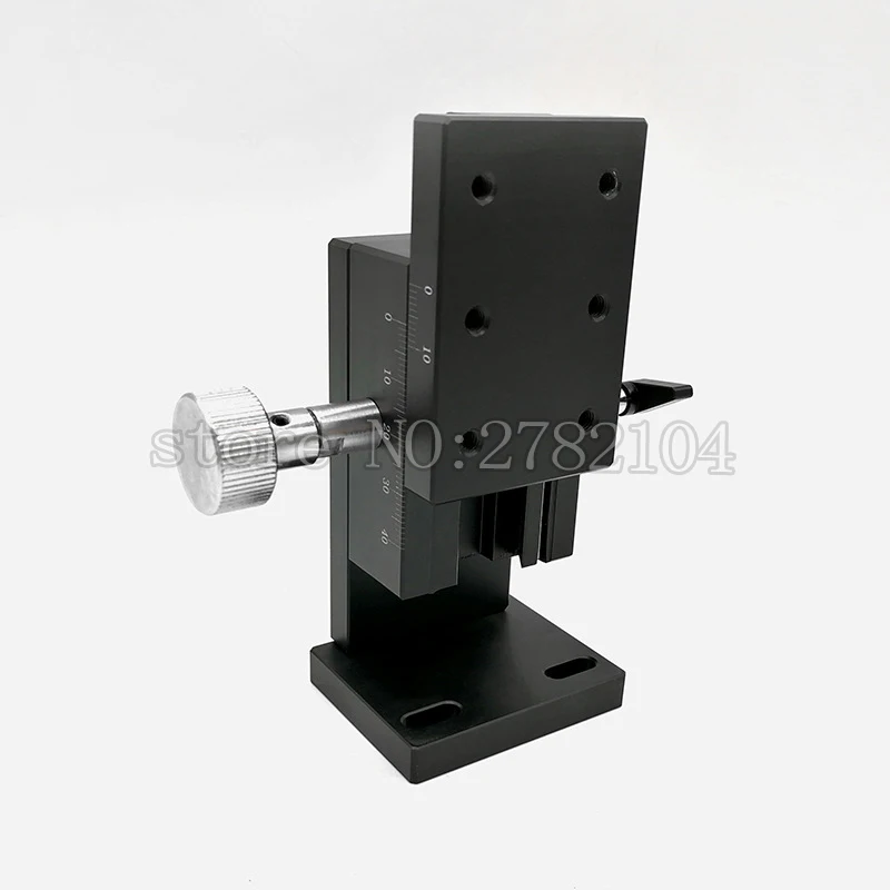 Z axis LWZ4060 dovetail groove manual platform rack and pinion drive high precision knob fine-tuning slide ZWG60