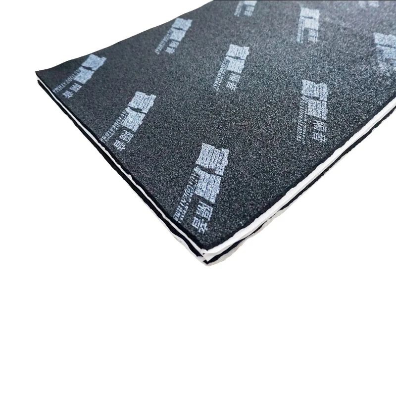 3 In 1 (1 PCS) Deadening Car Sound Heat Insulation Cotton for Mat Noise bonnet Hood Firewall Heat Material Aluminum Foam Sticker