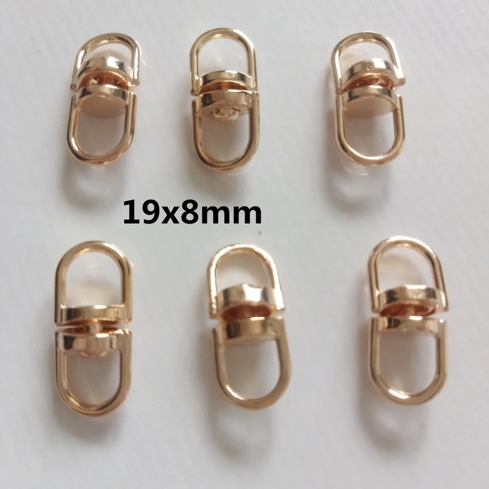 Hot 200pcs Alloy Eight-shaped Buckle 19x8mm Key Chain Connection Buckle Diy Fashion Jewelry Accessories