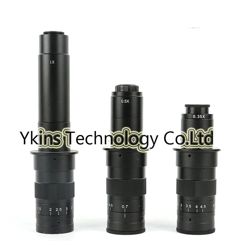 

Adjustable 10X - 180X 300X Zoom C-mount Lens 0.7X~4.5X Magnification 25mm C-mount For CCD CMOS Industry Video Microscope Camera