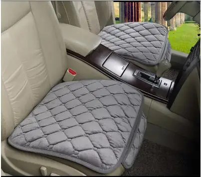 Velvet Car Seat Covers Set For Car Front Back Seat Chair Cushion Set Women Cute Car Seat Cushion Soft Silk 5 Seats