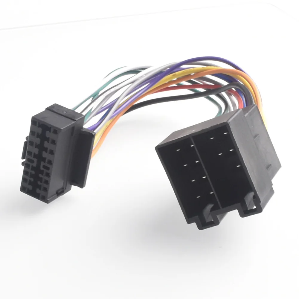16Pin Car Stereo Radio Harness ISO for Sony Radio to ISO Radio Play Plug Auto Adapter Wiring Harness Connector