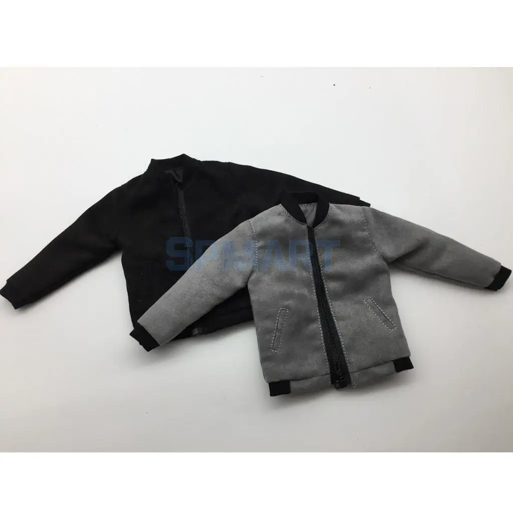 1/6 Scale Mens Zip Up   Jacket Outfit Clothing for 12'' Male    Action Figure Dolls Accessories