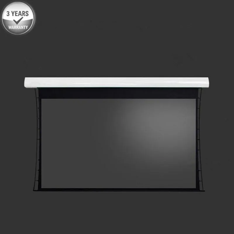 106'' 16:9HDTV Anti Light Electric Tab Tensioned Projection Screen for Short/Middle/Long Throw Projectors