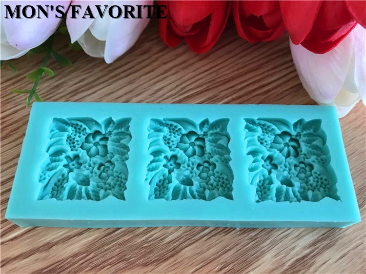 Flower Mold mould,silicone Cake Tools Fondant Cake Design mold,silicone Gumpaste Art mold,baking Tools  D041