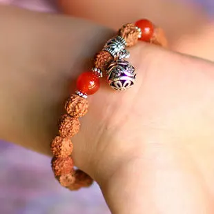 New Arrival Tibetan Women Charm Onyx Women Bracelets & Bangle Rudraksha Beads Bracelets for Men Lucky Wholesale Jewelry