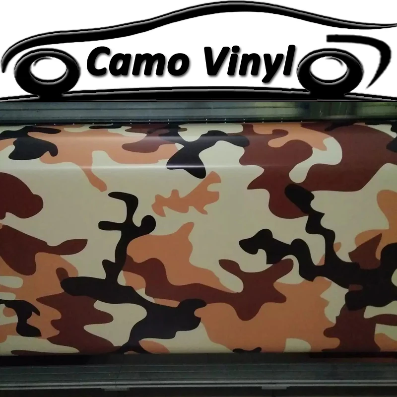 

Car Styling Black Brown Camouflage Vinyl Wrap Snow Urban Camo Camouflage Sticker Foil Car Covers Size:1.52*5/10/15/20/25/30M