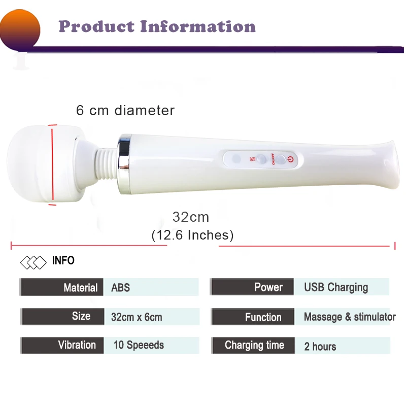 Krachtige Magic Wand Vibrators Voor Vrouwen Clitori Stimulator Grote Av Stok Vibrator Vrouwelijke G Spot Stimulator Adult Sex Toys Voor vrouw