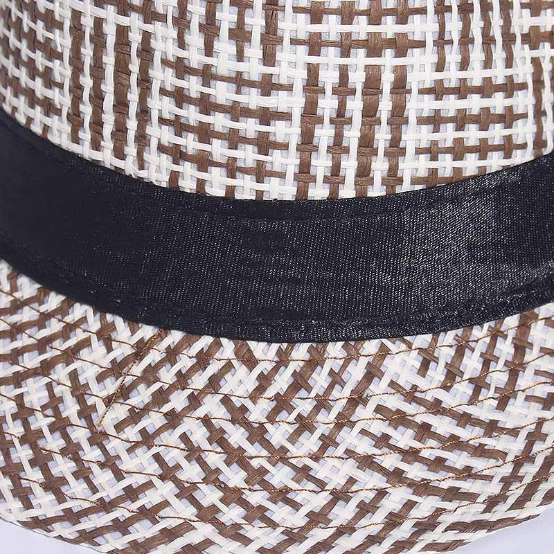 Hot Gangster Cap Unisex Women Men Fashion Beach Sun Straw Summer Casual Trendy Panama Jazz Hat Cowboy Fedora hat Casquette