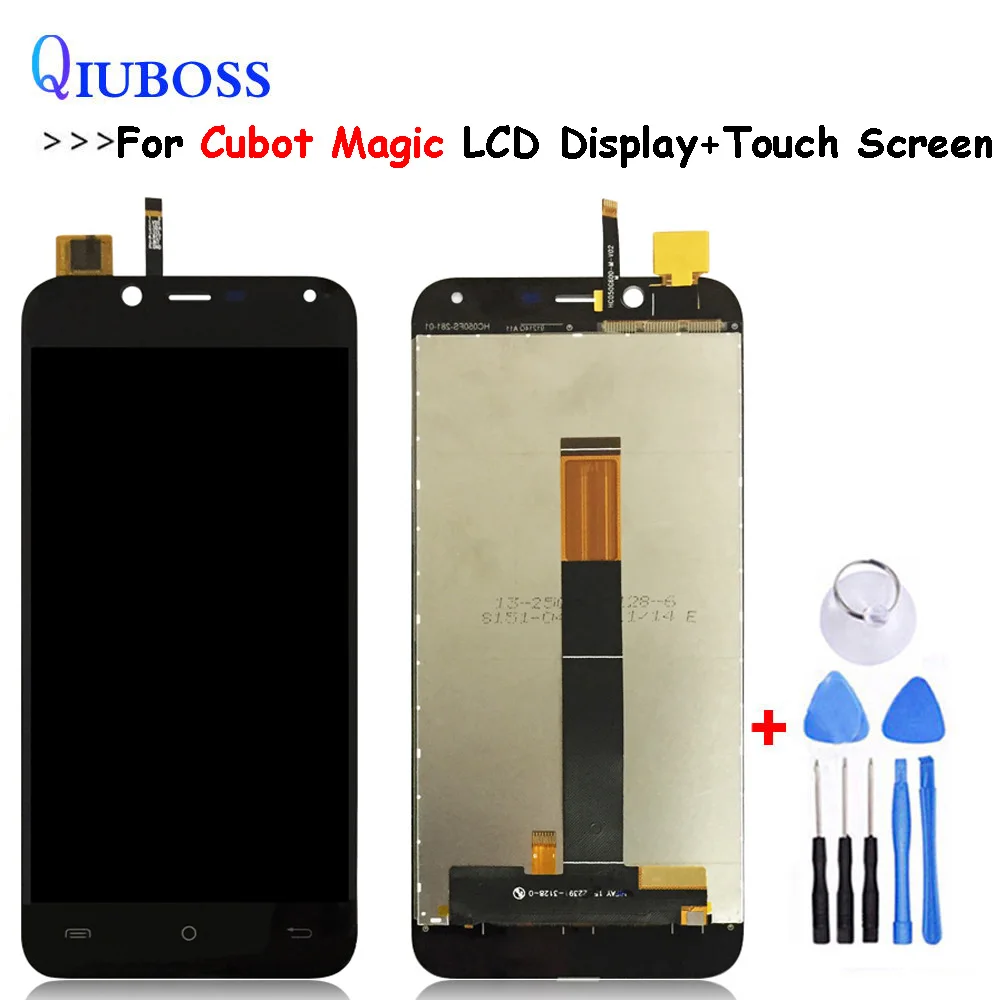 

For Cubot Magic LCD Display+Touch Screen 5.0 Inch For cubot magic LCD Assembly Replacement+Tools