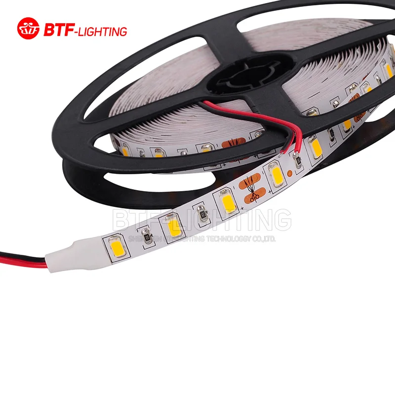 Tira de luces Led de 12V, iluminación Flexible, 5730, 5630 SMD, blanco frío Natural cálido, 5m, 300 LED más brillante que 5050, 3528, 2835