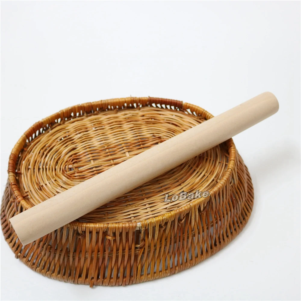 Latest 30cm length 2.7cm diameter schima superba wooden rolling pin dough pressing tool dumplings maker for kitchen supplies