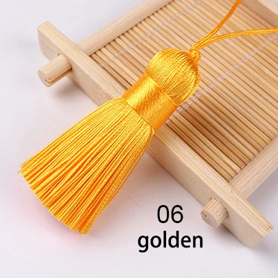 5 Stück/Set 5cm Quasten Hängende Seidenquasten Fransen zum Nähen Zierquasten Schlüsselanhänger DIY Dekorative Vorhang-Accessoires – Detail 29