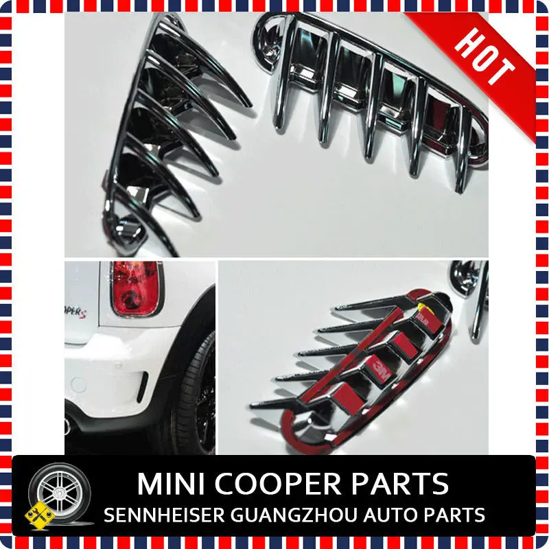 2010 up MINI R60 R61 mini Cooper Countryman  S CHROME Rear Air Louver Vent Surround