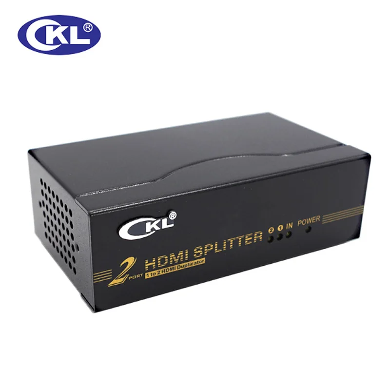 CKL HD-92 1x2 2 ميناء HDMI الفاصل دعم 1.4V 3D 1080P ل PC مراقب