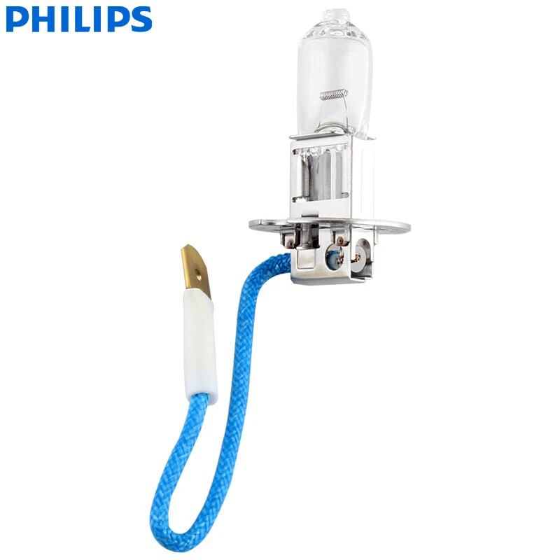 Philips Vision H3 12V 55W PK22s 12336PRC1 +30% More Bright Original Light Car Fog Lamp OEM Quality Auto Head Bulb (Single)