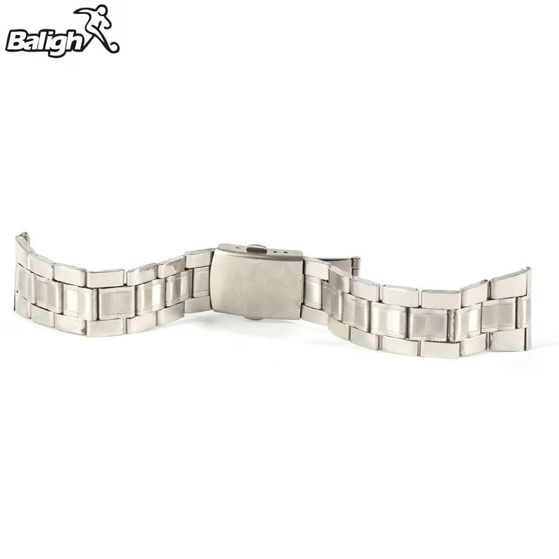 Newest Fashion Stainless Steel Watchband Link Bracelet Stainless Steel Width18mm /20mm /22mm Plane Clasp Button Watch Strap Lug