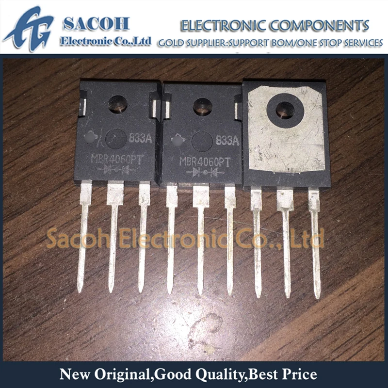 New Original 5Pcs/Lot MBR4060PT MBR4060 OR MBR4060WT OR SBL4060PT SR4060PT TO-247 40A 60V Schottky Barrier Diode