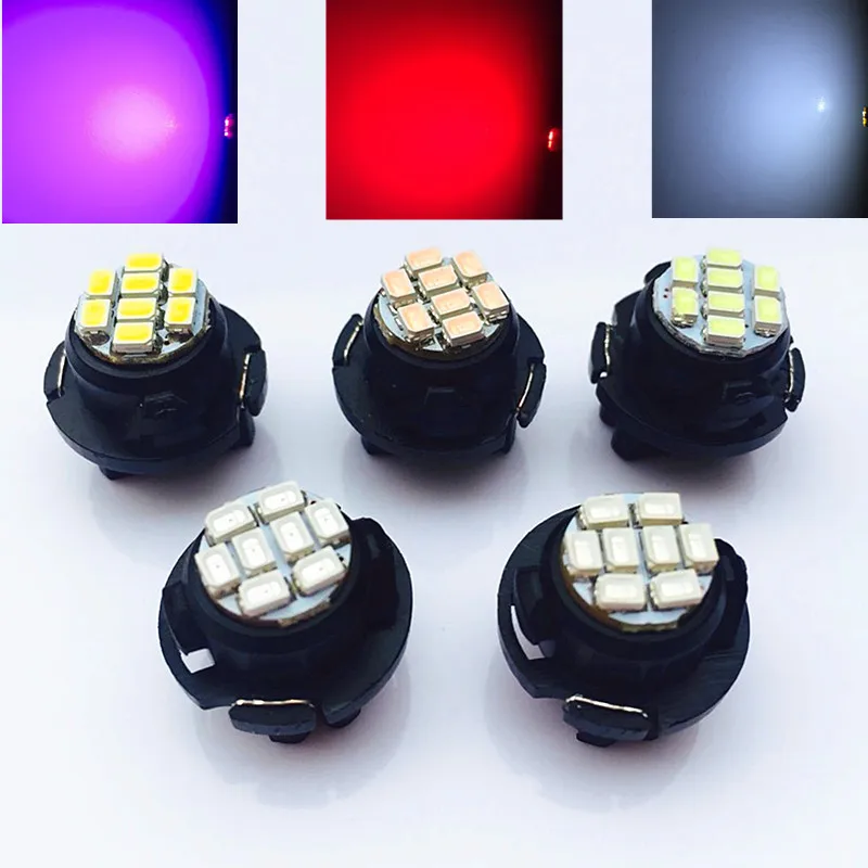 

10pcs Auto Car T10 T6.5 8SMD 1206 Chip LED Dashboard Meter Panel LED Light Bulb White/Red/Blue/Green/Yellow/Ice blue #CA4760