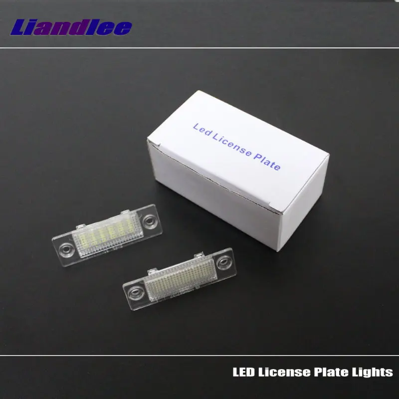 For Skoda Superb 2002~2008 Car License Plate Lights Auto Number Frame Lamp LED Bulb Replacement Accessories - view 2