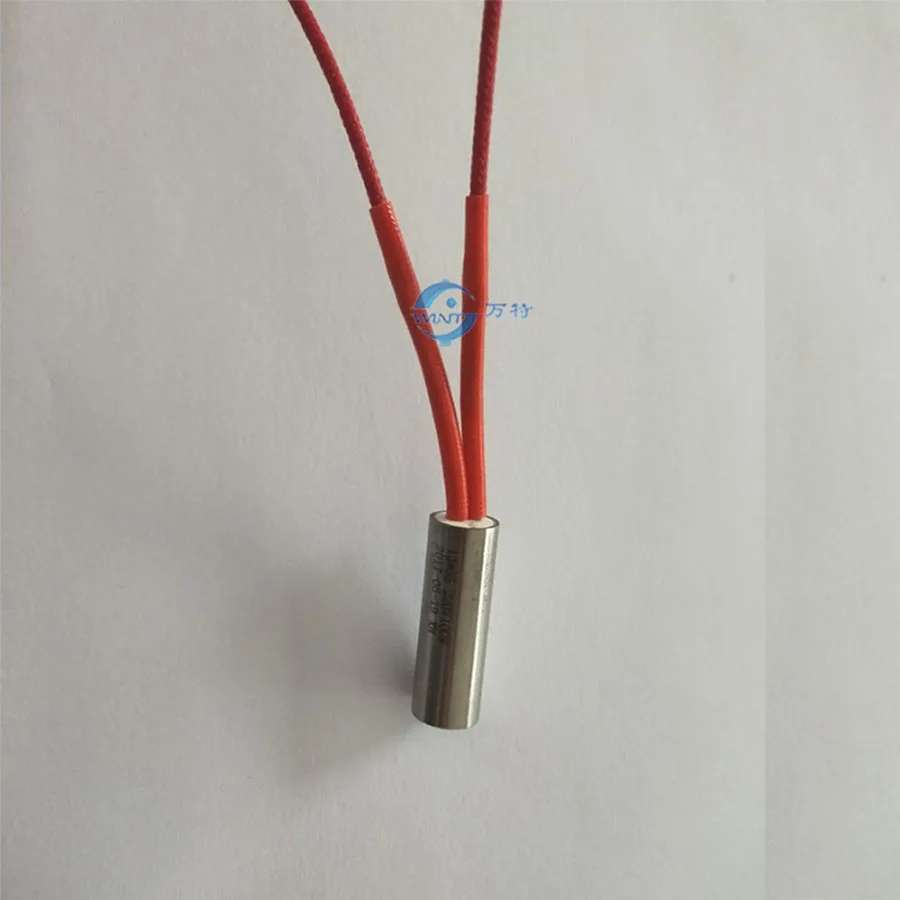 12*35 Mm Pemanas Panjang AC220V Listrik 100 W Cartridge untuk Coding Mesin Tabung Pemanas Ss304 Pipa Baja mesin Stempel