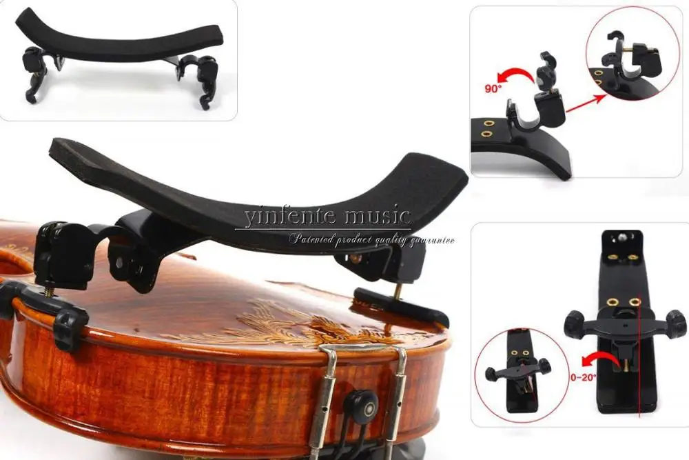 

Yinfente Violin Shoulder Rest For 4/4 3/4 Violin Adjustable Height Rotated Angle Violin parts & accessories