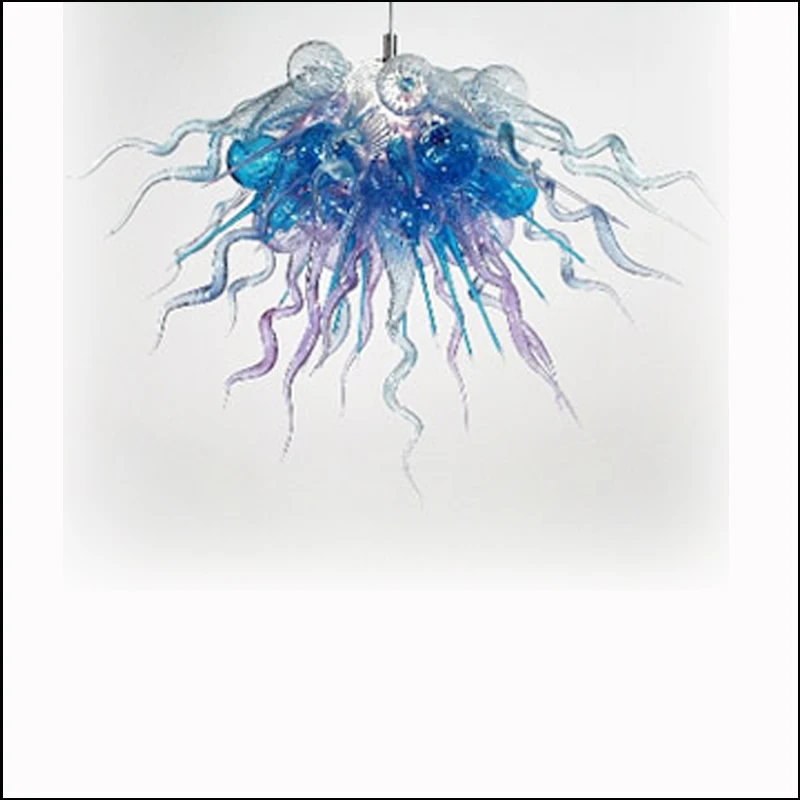 

Elegant Tiffany Stained Handmade Blown Glass Chandelier New Arrival Cheap Price Blown Glass Chandeliers