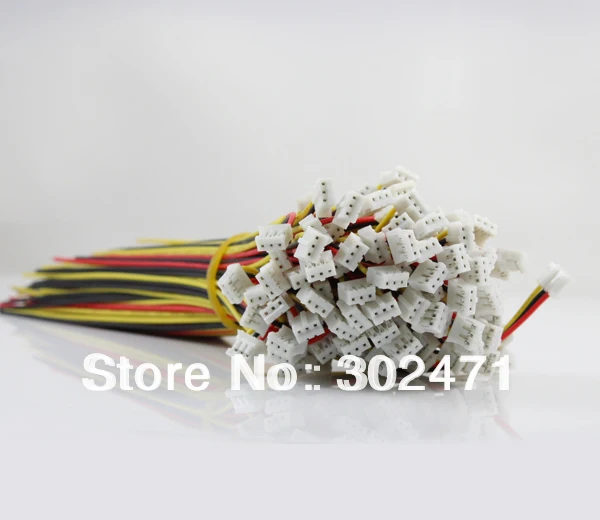 Mini. Micro 2.0mm T-1 3-Pin Konektor w/. Kawat x 10 sets.3pin 2.0mm A