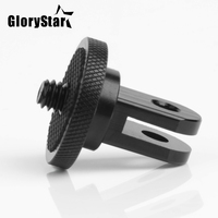 Metal 1/4 Mini Tripod Adapter Mount for GoPro Hero 8 7 5 6 4 Session SJCAM SJ4000 Xiaomi Yi 4K Eken H9 Action Camera Accessory