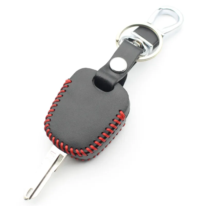FLYBETTER Genuine Leather Key Case Cover For Peugeot 206/207/306/307/408/406 For Citroen C1/C2/C3/C4/C5/C8/XSARA/Picasso L2196