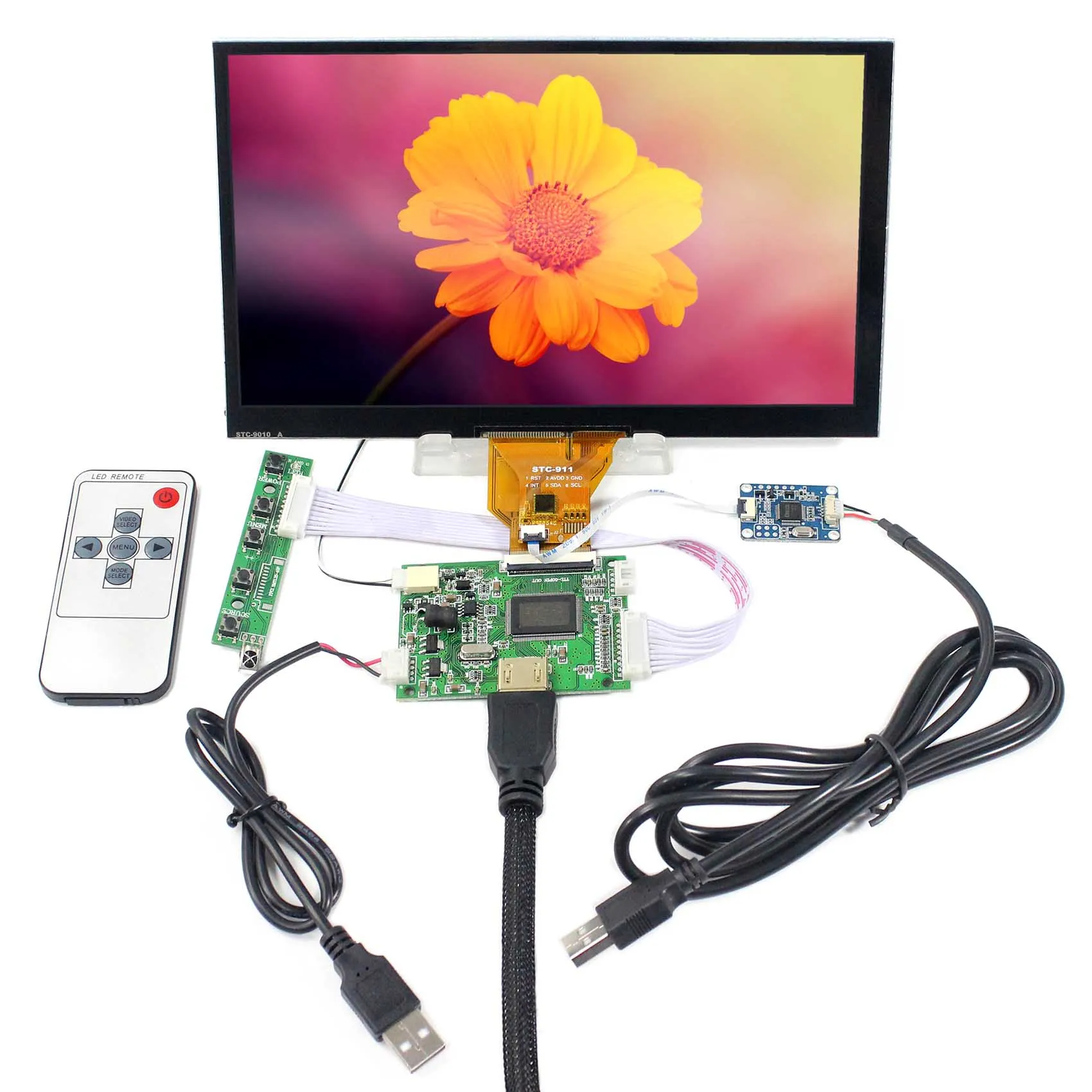 9 inch AT090TN10 800X480 LCD With 9