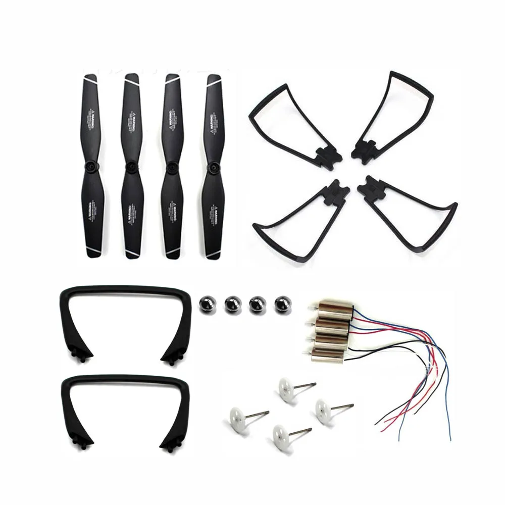 Pièces de rechange pour Drone SG106, Wifi FPV RC, accessoires, moteur, lames, cadre d'hélice, kit de train d'atterrissage