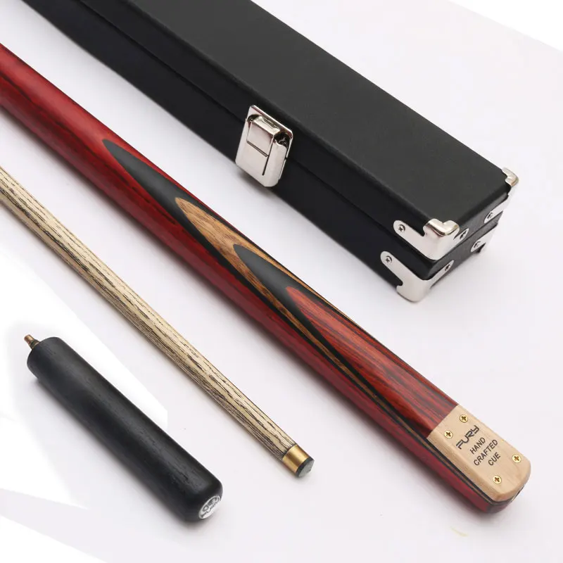 

High Quality 3/4 Snooker Cues Stick 9.8mm Tip With Snooker Cue Case 3/4 Set 4 Options China 2016