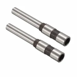 Uxcell-broca de papel hueco, herramienta de perforación de Material metálico, diámetro de 2,5-10mm, L 65-75mm, para perforadora de vástago cónico, 2 uds.