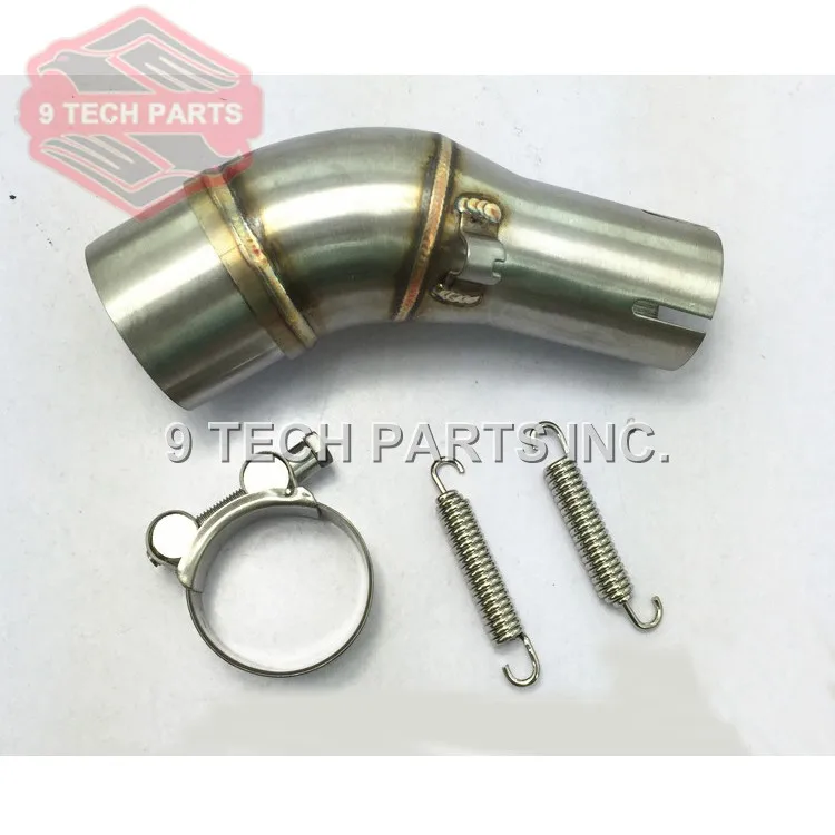 Motorcycle Exhaust middle pipe stainless steel Muffler link pipe section adapter pipe for kawasaki Ninja 250SL Z250SL Z250 SL