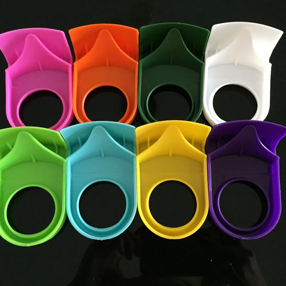 6 Pieces Beer Bottle Holder Clips Set for Schooner & Goblet Glasses (Random colors 6 Pieces mixed)
