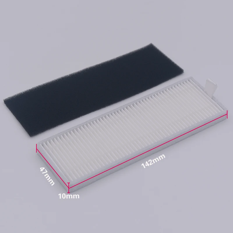 New 5 piece/lot robot Hepa filter for ilife A7 a40 a6 A9S Silvercrest SSR1 Filter robot vacuum cleaner accessories