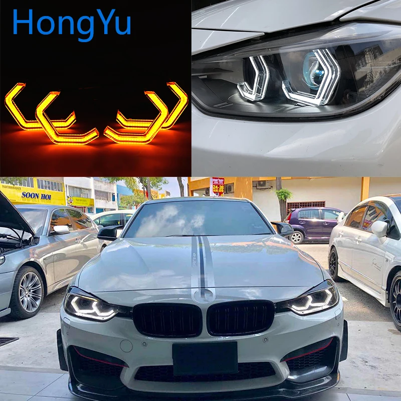 

for BMW M3 F80 M4 F82 car styling Switchback Concept M4 Iconic Style LED Crystal Angel Angel Eye Kit Eyes Kits