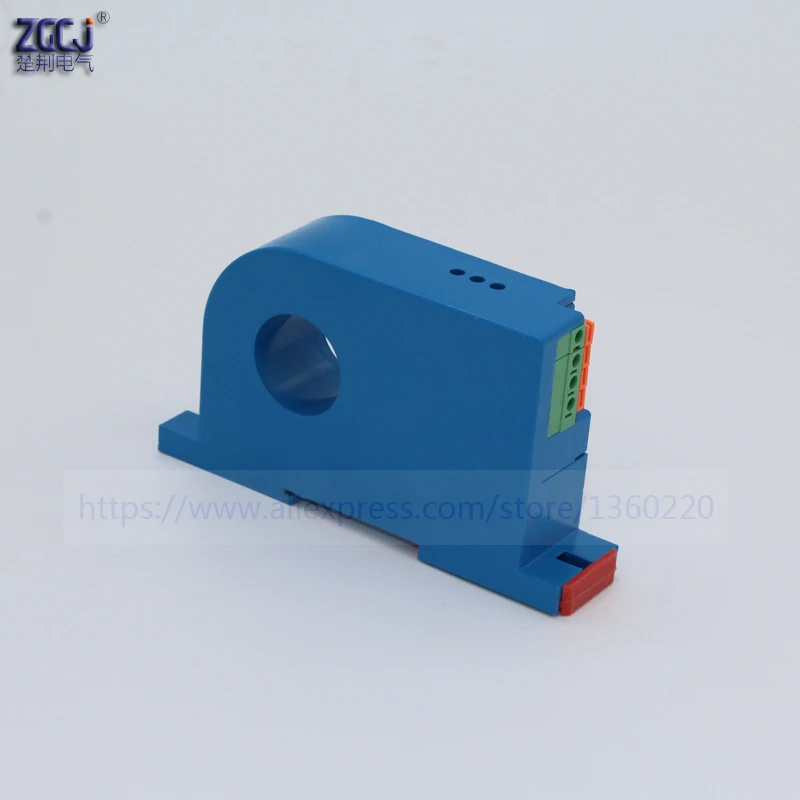 CJ-ACI perforation AC 0-20A,30A,50A, 0-100A  Current Transmitter 4-20mA output Perforated ac ampere signal transducer