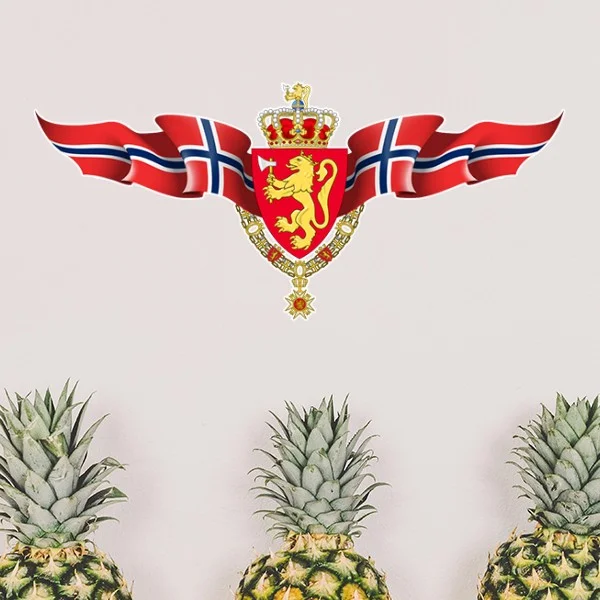 

Norway National Emblem Country Symbol Mark Wedding Decoration Removable Wall Sticker Mural Wallpaper for Room Decal Art Decals