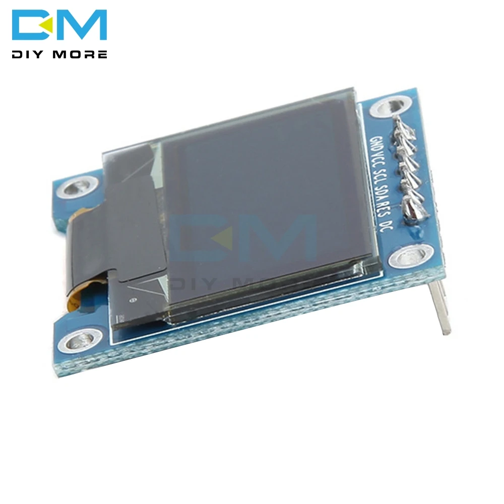 Módulo de pantalla LCD blanca OLED para Arduino, interfaz IIC I2C SPI, SMT32 128X64 Raspberry Pi, placa SSD136, 0,96 pulgadas, 6 pines