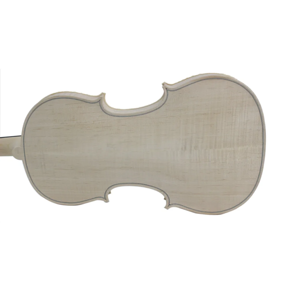 with Natural Dried Flamed Maple Back, Spruce Top, White Blank, Music Instruments, Factory, 25 Years, Unfinished Violin