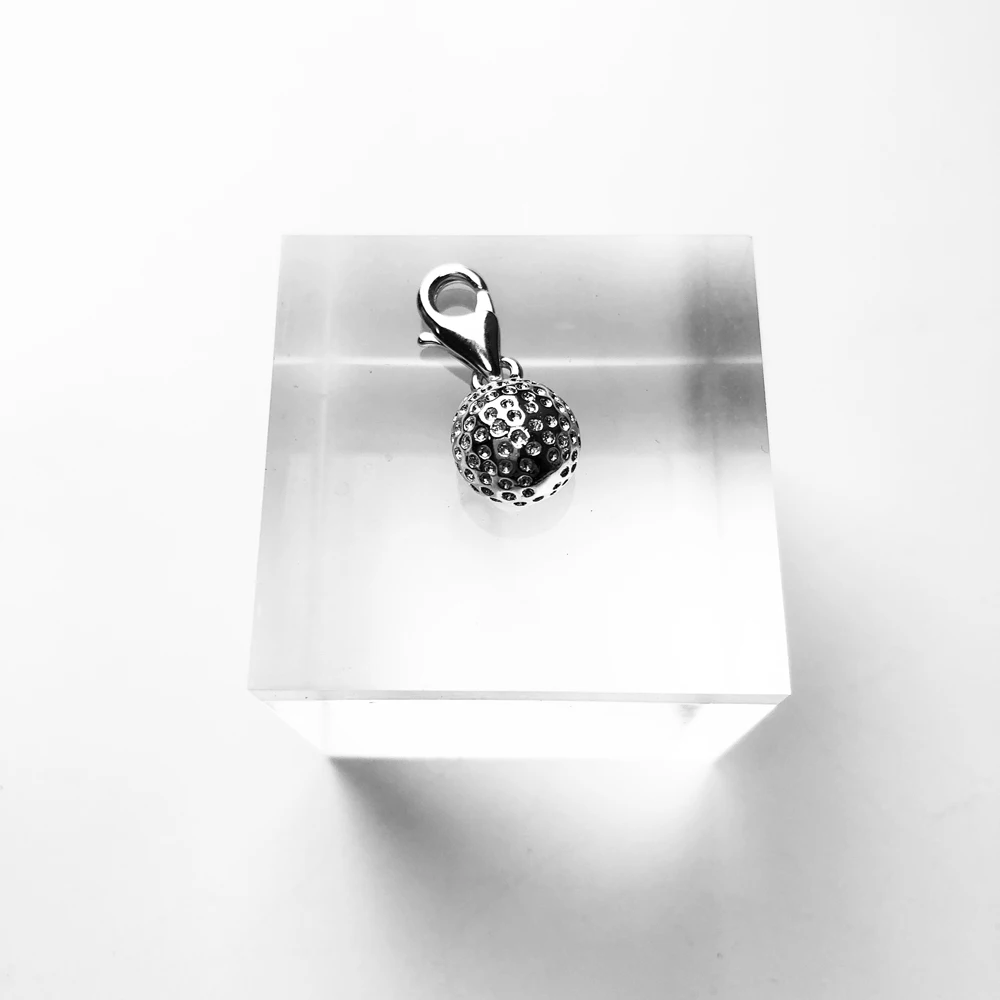 Charm Pendant Golf Ball,2019 Fashion Jewelry Sporty Real Authentic 925 Sterling Silver Gift For Women Fit Bracelet