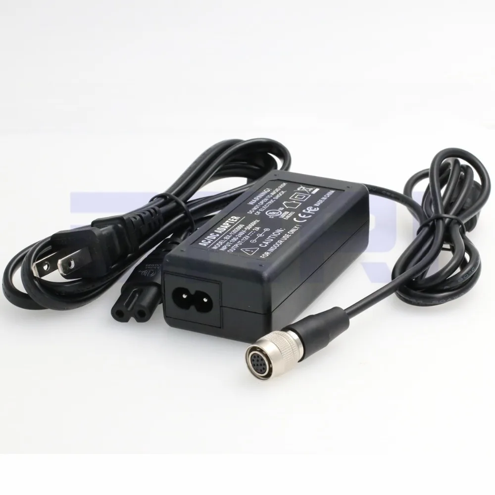 12V DC Power Supply Adapter to 12 Pin Female Hirose for Basler GigE Camera