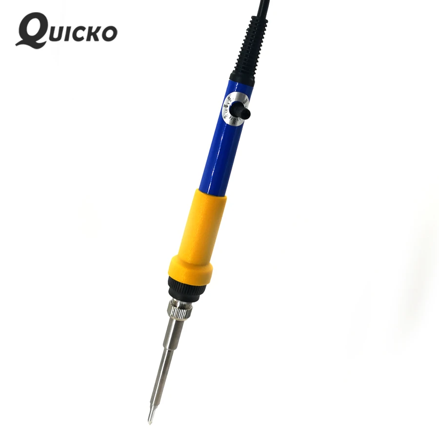 QUICKO T12 Mini Adjustable Temperature Electric Soldering Iron DC24V soldering station Constant temperature Welding Tool 72W