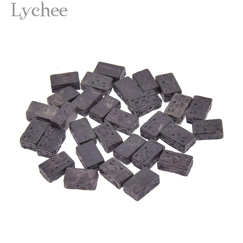 Lychee Life 20 pièces/30 pièces brique murale Miniature Mini briques décor de jardin bricolage maiso