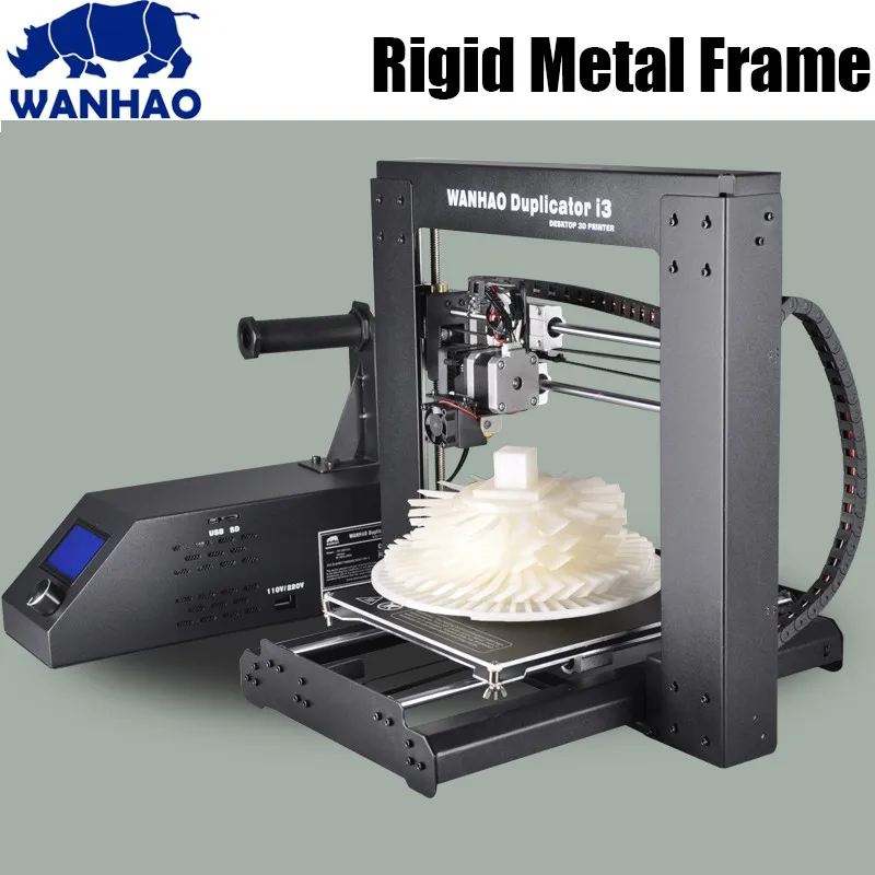 

Wanhao I3V2.1 3D Printer Model FDM molding with the 0.1mm Resolution, free test filament.