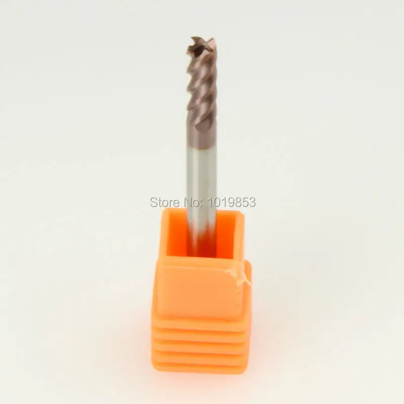5 قطعة SLONS S300-3x4x50L HRC55 التنغستن الصلبة كربيد نهاية مطحنة ل الصلب أو النحاس