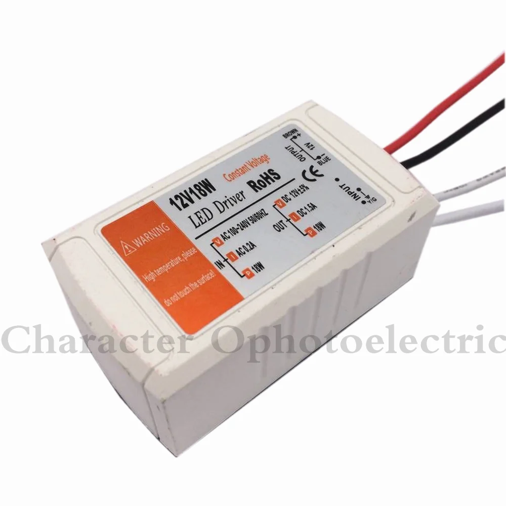 

12V 1.5A 18W Power Supply AC/DC adapter transformers switch for LED Strip RGB ceiling Light bulb Driver Power Supply 90V-220V