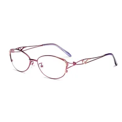 BCLEAR New Cat Eye Reading Glasses Women Fashion Presbyopic Reading Eyelasses Clear Anti-Blue Ray Computer Lenses +0.25 ~ +4.00